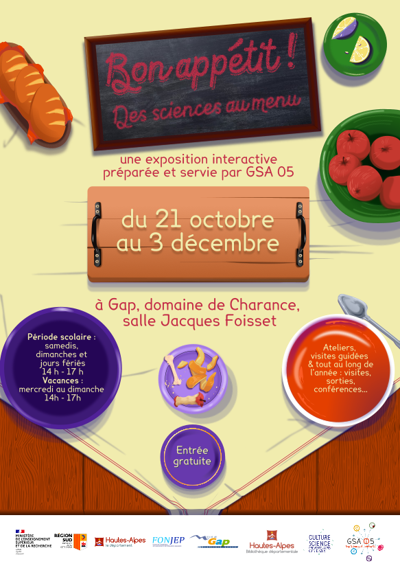 Exposition – « Bon appétit ! Des sciences au menu »